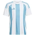 Koszulka dziecięca adidas Striped 24 Jersey biało-niebieski IW2137
