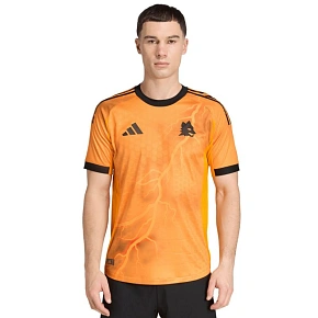 Koszulka męska adidas AS Roma 25/26 pomarańczowa JP4801 pánské