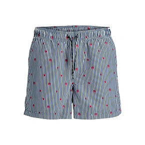 Jack&Jones męskie kąpielówki JWHARUBA SWIM PRINTS SHORTS 12206537 NAVY BLAZER STRIPES Jack&Jones męskie kąpielówki JWHARUBA SWIM PRINTS SHORTS 12206537 NAVY BLAZER STRIPES