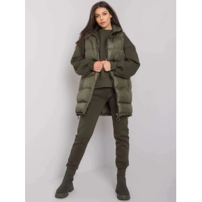 Damski komplet zimowy EM KMPL 647.00P khaki - Ex fashion