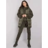 Damski komplet zimowy EM KMPL 647.00P khaki - Ex fashion