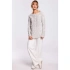 Sweter z dekoltem Bateau M511 szary - Moe