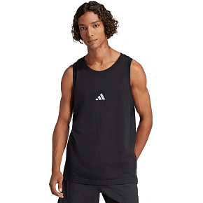 Koszulka męska adidas Essentials Small Logo Tank czarna JE8986 pánské