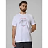 T-shirt regular z nadrukiem męski 4F 4FRSS26TTSHM4039-10S