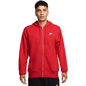 Bluza męska Nike Club BB FZ Hoodie czerwona FN3861 657 M