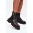 Dámské kožené workery  zateplené Big Star SS274452 černé - BigStar