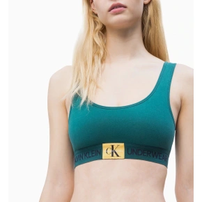 Biustonosz sportowy QF4918E-ZAY zielony - Calvin Klein