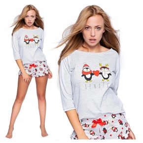 Piżama damska WINTER PINGU - Sensis
