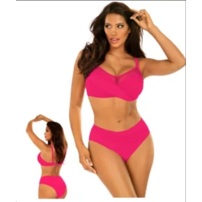 Damski dwuczęściowy strój kąpielowy Fashion 18 S940FA18-2d ciemny. różowy - Self