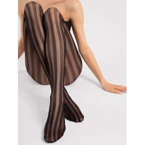 Dámské punčochové kalhoty G 6109 Raya 20 den Černá vzor - Fiore