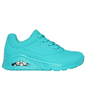 Buty sportowe damskie Skechers Uno Stand On Air sneakersy zielone (73690-TURQ) dámské