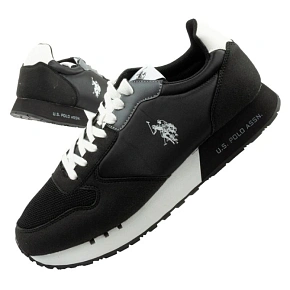 U.S Polo Assn buty sportowe sneakersy męskie modne wygodne czarne U.S Polo Assn buty sportowe sneakersy męskie modne wygodne czarne
