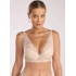 Biustonosz push-up damski Luna PU-1103 beżowy - Kinga
