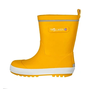 Kalosze dziecięce dla chłopca/dziewczynki Trollkids Kids Lysefjord Rubber Boots golden yellow (471-703) Kalosze dziecięce dla chłopca/dziewczynki Trollkids Kids Lysefjord Rubber Boots golden yellow (471-703)