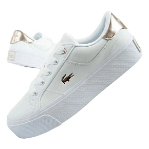 Lacoste buty sportowe trampki damskie Ziane Platform 126 białe modne dámské