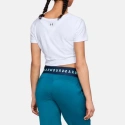 Damska koszulka Lightweight Lux Crop W 1305484-100 - Under Armour
