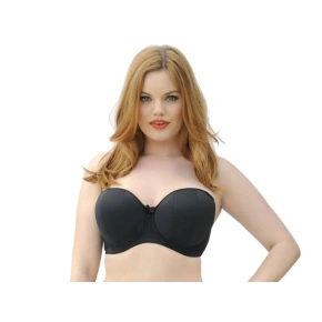 Biustonosz bez ramiączek na fiszbinach Luxe CK2601-1 Czarny - Curvy Kate