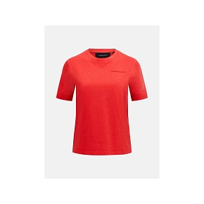 Koszulka PEAK PERFORMANCE Original Small Logo Tee Women czerwony Koszulka PEAK PERFORMANCE Original Small Logo Tee Women czerwony