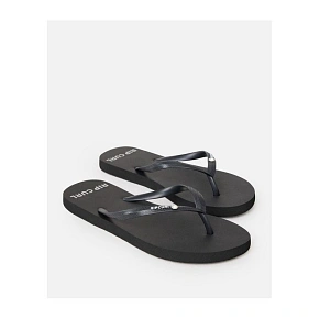 Japonki plażowe RIP CURL Premium Surf Bloom Open Toe czarne Japonki plażowe RIP CURL Premium Surf Bloom Open Toe czarne