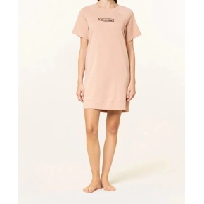 Damska koszula nocna QS6800E TRK sv.brązowy - Calvin Klein