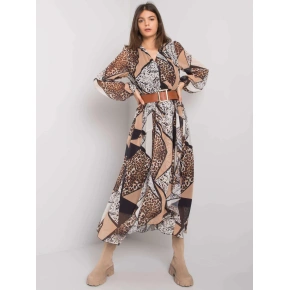 Sukienka LC SK 22K 3038.78P czarno-beżowa - FPrice