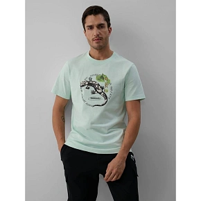 T-shirt regular z nadrukiem męski 4F 4FKAW26TTSHM4474-47S T-shirt regular z nadrukiem męski 4F 4FKAW26TTSHM4474-47S