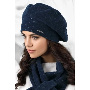 Dámský baret model 163229 tmavě modrá - Kamea