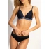 Biustonosz wzmocniony koronką 164298 1P216 00135 granatowy - Emporio Armani
