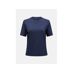 Koszulka Peak Performance W Original Small Logo Tee niebieski
