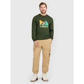 Spodnie casual cargo męskie 4F 4FRAW25TTROM1690-83S