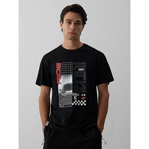 T-shirt regular z nadrukiem męski 4F 4FRAW26TTSHM4447-20S T-shirt regular z nadrukiem męski 4F 4FRAW26TTSHM4447-20S