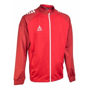 Bluza piłkarska treningowa rozpinana SELECT Spain v25 czerwona