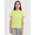 T-shirt regular z nadrukiem dziewczęcy 4F 4FJWSS25TTSHF1871-45S