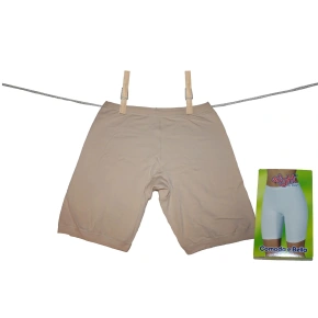 Damskie majtki z długimi nogawkami Cinzia nude - Lovelygirl