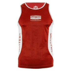 Koszulka bokserska MASTERS KBOX-MFE czerwona XS Koszulka bokserska MASTERS KBOX-MFE czerwona XS