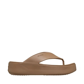 Klapki damskie Crocs Getaway Platform Flip brązowe 209410 2JJ dámské Klapki damskie Crocs Getaway Platform Flip brązowe 209410 2JJ dámské