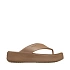 Klapki damskie Crocs Getaway Platform Flip brązowe 209410 2JJ dámské