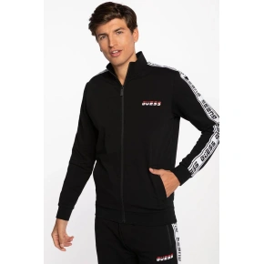 Bluza męska z kapturem U0BA33K6XF0 - JBLK czarny - Guess