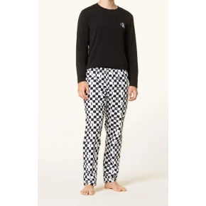 Piżama męska NM2019E 6OE czarny/biały - Calvin Klein
