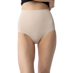 Damskie figi Amber maxi wysokie beżowe - Julimex