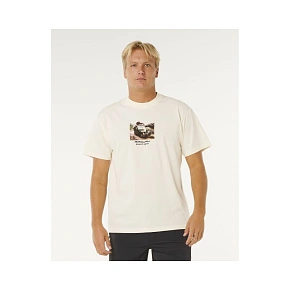 Koszulka męska RIP CURL Search Rig Tee biała Koszulka męska RIP CURL Search Rig Tee biała
