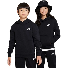 Bluza dla dzieci Nike Sportswear Club Fleece czarna FD3000 010 M Bluza dla dzieci Nike Sportswear Club Fleece czarna FD3000 010 M