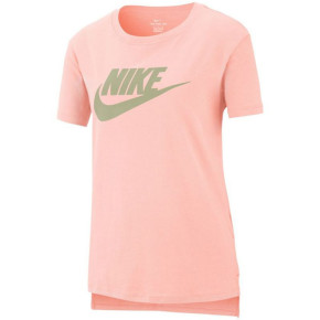 T-shirt dziewczęcy Jr AR5088 610 łososiowy - Nike