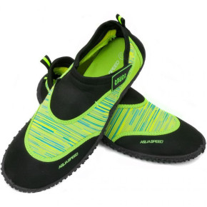 Dziecięce buty do wody unisex zielone - Aqua Speed
