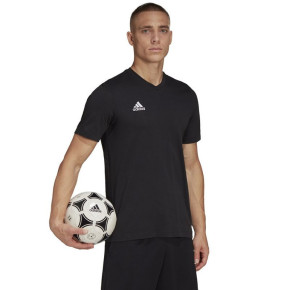 Koszulka męska Entrada 22 M HC0448 Czarne logo - Adidas