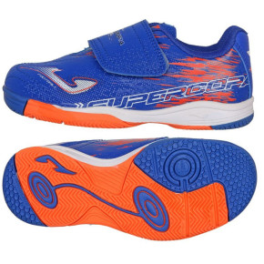 Buty piłkarskie dla dzieci Super Copa 2305 IN Jr SCJS2305INV Niebiesko-pomarańczowy - Joma