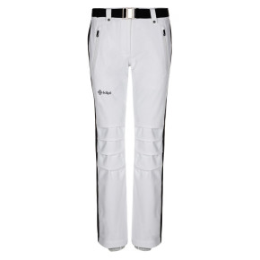 Damskie spodnie narciarskie Hanzo-w białe z czarnym - Kilpi