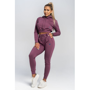 Grape Nectar 379-2 damskie spodnie dresowe fioletowe - Gym Glamour