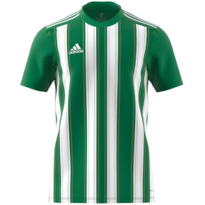 Koszulka męska w paski 21 JSY M H35644 zielony - Adidas