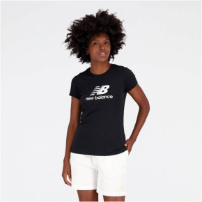 Koszulka New Balance Essentials Stacked Logo CO BK W WT31546BK dámské